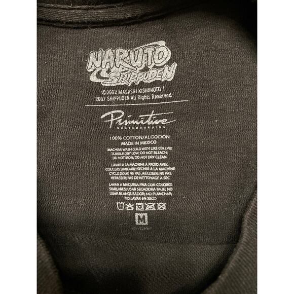 Primitive X Naruto Crows Black T-Shirt Size Medium - Picture 5 of 5
